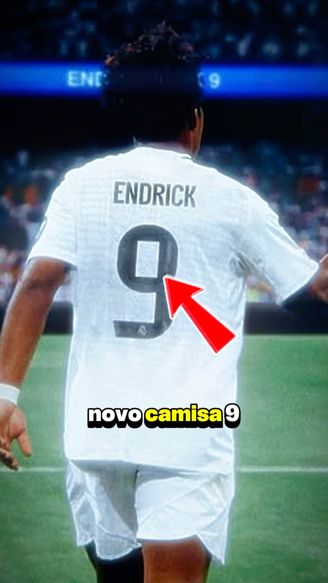 ENDRICK É O NOVO CAMISA 9 DO REAL MADRID!! 🇧🇷9️⃣🤍👑 #endrick