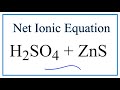 Net Ionic Equations and Electrolytes