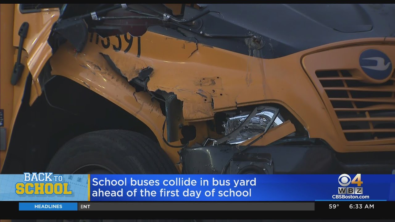 School buses collide at Hyde Park bus yard before first day of school