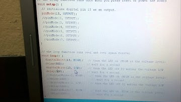 Arduino ไฟกระพริบ By Tang Boo Noey KMITL