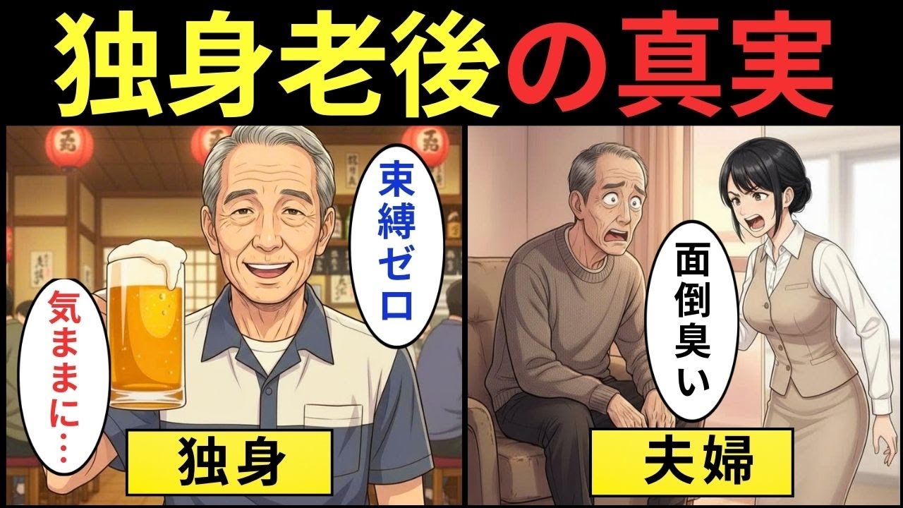 【漫画】七十歳で人生が激変…独身老人の“本当の結末”が切実すぎた｜六十代の十五％が独身という衝撃の現実【影のある人生物語】