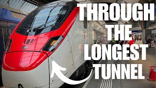 Swiss High Speed Train from Milan to Zurich | Gotthard Base Tunnel