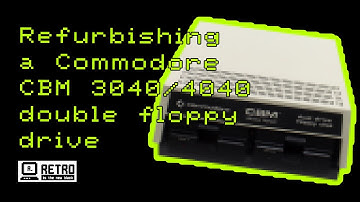 Refurbishing a Commodore CBM 3040/4040 double floppy drive - Part I