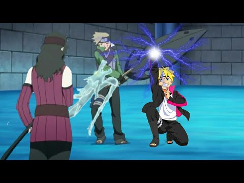 Boruto Mitsuki e Kagura VS Shizuma, Filho do Kizame. Legendado PT 🇧#