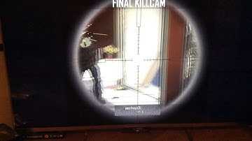 Black ops 2 Epic trick shot 1v1 on raid