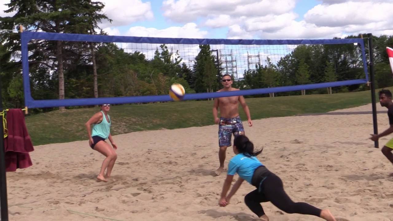 Championship Match 21 Coed 2's Beach Volleyball YouTube