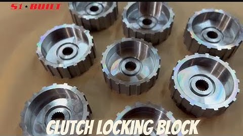 Ramping style Clutch locking block