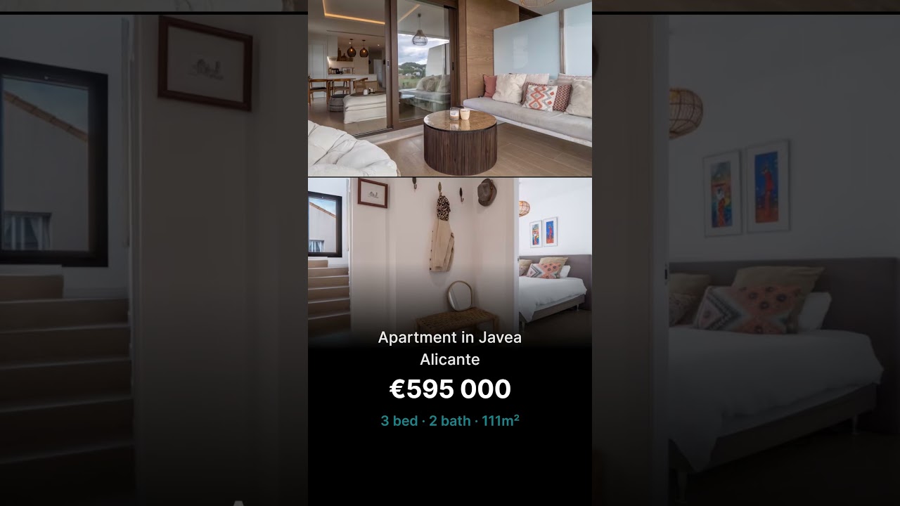 Apartments for sale in Jávea, Spain