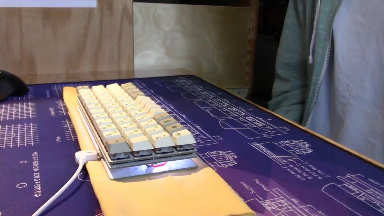 Contra 40 Ortholinear (vint Cherry Blacks) Sound Test YouTube