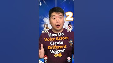 🎙️How do voice actors create different character voices?🤯🎭 - 2