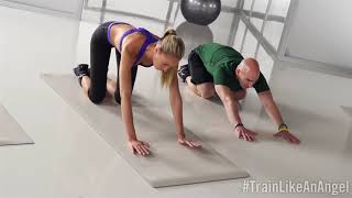 QuickClipsHQ - Candice Swanepoel's Runway Butt Exercise