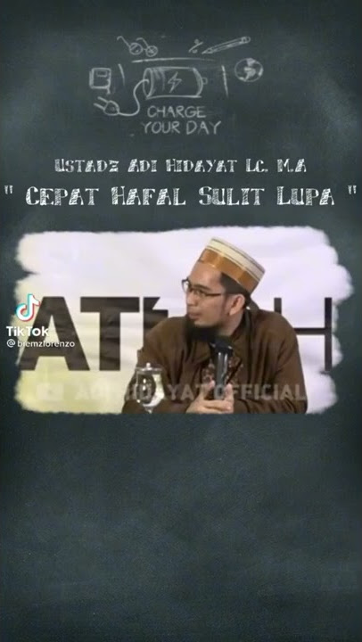 CEPAT HAFAL & SULIT LUPA MENGHAFAL AL-QUR'AN , USTADZ ADI HIDAYAT