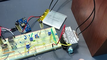 Breadboard 4-tube superheterodyne radio circuit is fixed.