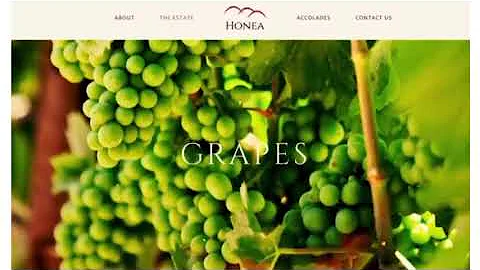 Honea Vineyards Website Project
