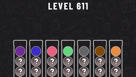 Ball Sort Puzzle Level 611 #ballsortpuzzle #ballsortpuzzlegameplay #puzzlegame #mobilegames