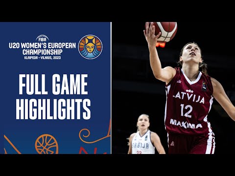 Serbia 🇷🇸 v Latvia 🇱🇻 | Semi-Finals Highlights | FIBA U20 Women's European Championship 2023