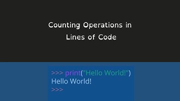 Counting Number of Operations