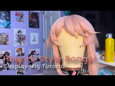 How to Style Bangs! | Cosplay Wig Tutorial