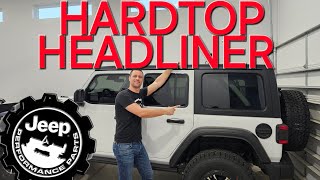 MOPAR Hardtop HEADLINER Install DIY 2024 Jeep Wrangler Rubicon JL