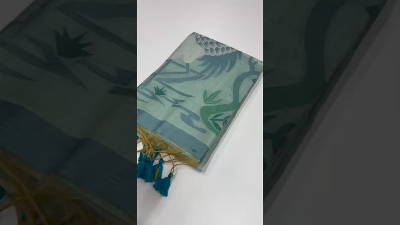 Soft Muga Cotton Resham Weaving Saree