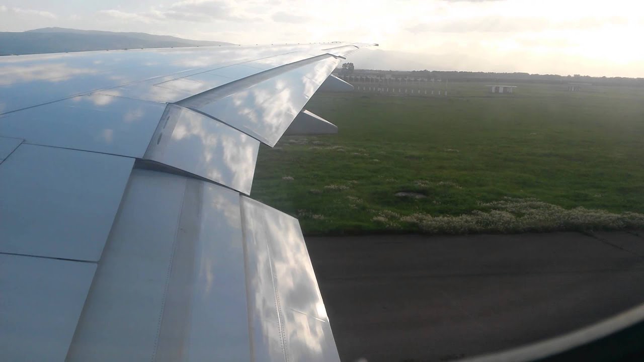 HD (Alger) Qatar Airways B777 take off from Algiers rw 05