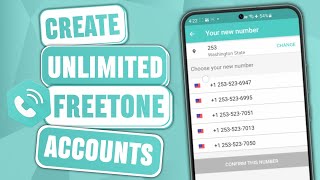 How To Create Unlimited Freetone Accounts 2023 screenshot 1