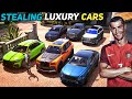 Gta 5  stealing luxury cars 2023 with cristiano ronaldo real life cars 35