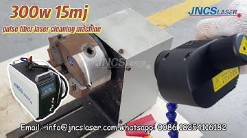 300w 15mj pulse fiber laser cleaning machine for mold cleaning #cleaning
