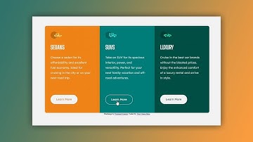 HTML & CSS | 3 column preview card component - frontendmentor challenge