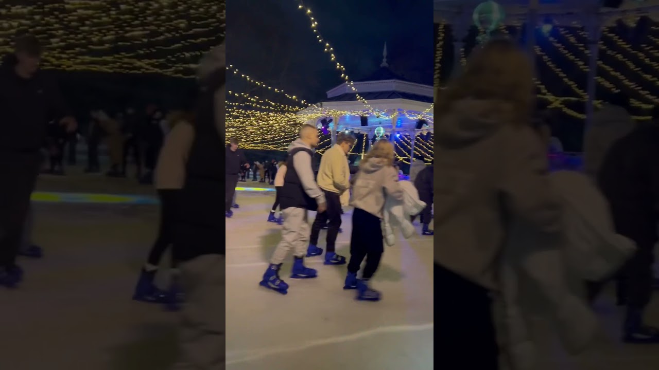 Ice skating || Winter wonderland || London 