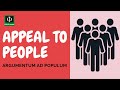 Understanding the Appeal to People Fallacy
