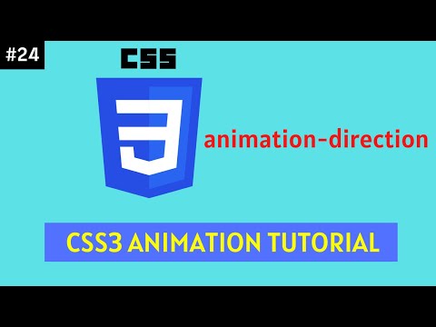 CSS3 Animation Direction Property For Beginners In Hindi Part 24 || programmer shakil