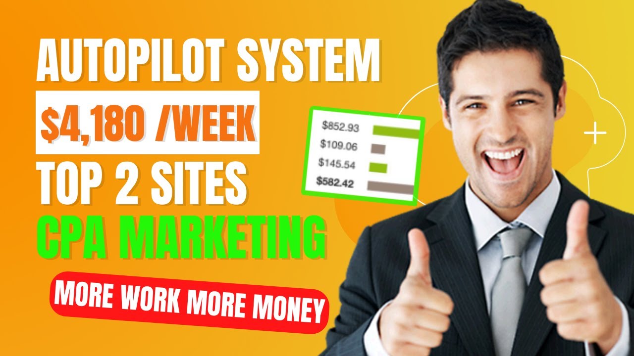 (4180 /W) Autopilot Passive System, Make Money Online, CPA