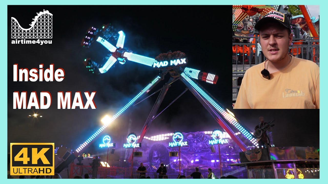 Inside MAD MAX (Maatz+Schaak) - REPORTAGE Neuheit 2025 - Looping Schaukel - Technical Park - 4K