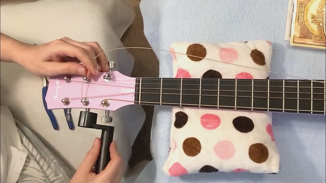 Adventures in String Changing on my Enya Nova Go Guitar (part 2