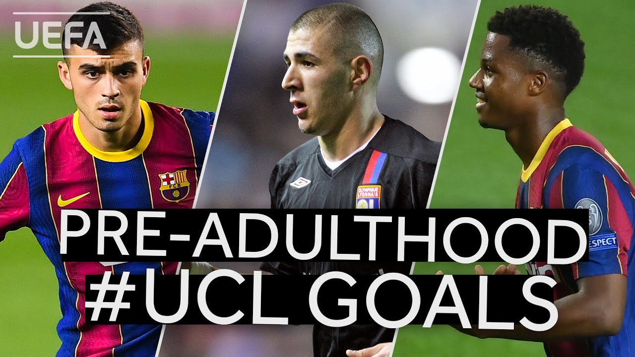 PEDRI, BENZEMA, ANSU FATI: #UCL goals scored by players before turning 18!!