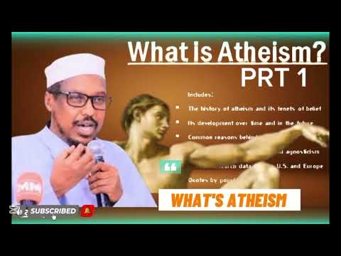 PRT1 Wa Maxay Atheist ⚛️ Maxena Aminsan Yihn Wax Kaogow. Sheikh Mustafa muaxadaro cusub 