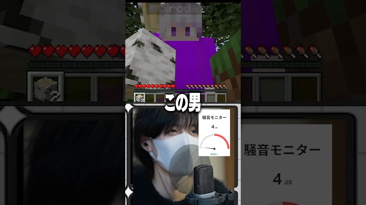 50dB超えたら即終了でエンドラを倒すという男 #asmr #マイクラ #マインクラフト