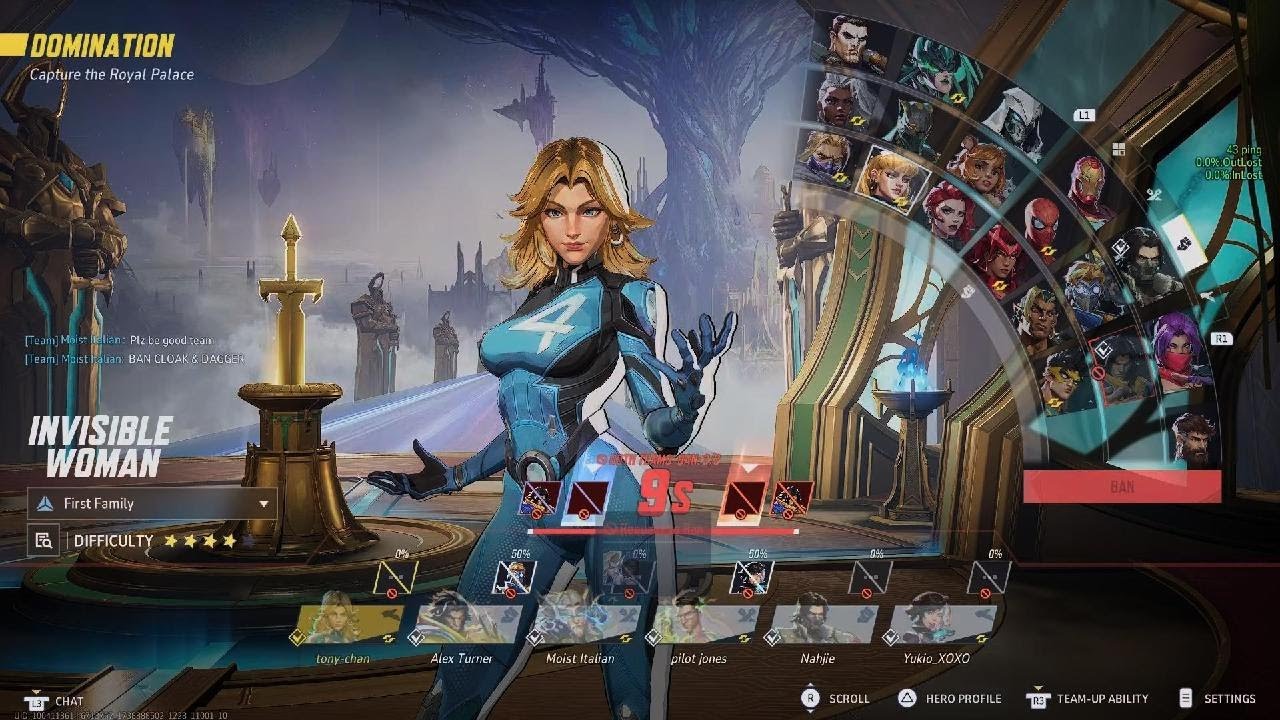 Marvel Rivals Champ Invisible Woman marvel rivals invisible woman gameplay - YouTube