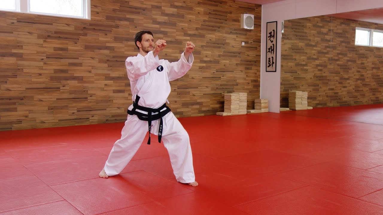 3. HYONG TOSAN nach vorne Taekwondo Form YouTube