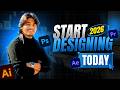 How to Start Graphic Design in 2026 🔥 Complete Beginner Guide (Zero to Pro)
