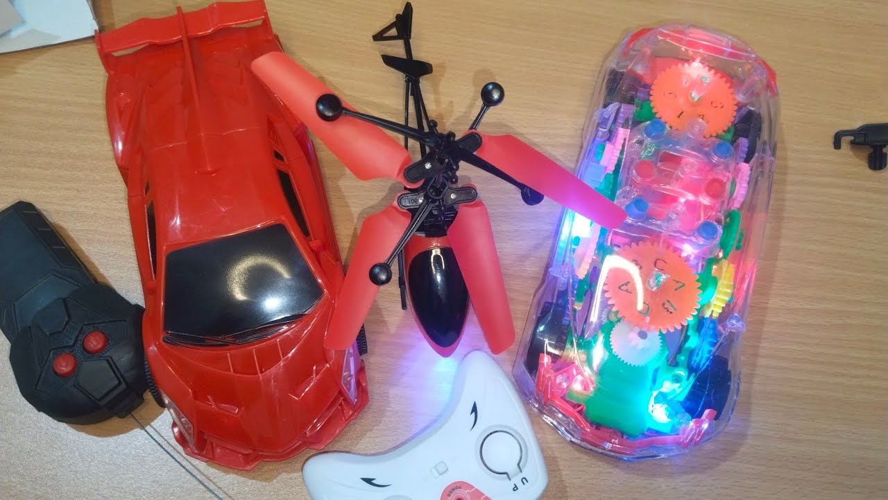 Concept racing car and Rc Remote Car Toy। Helicopter remote control। D3