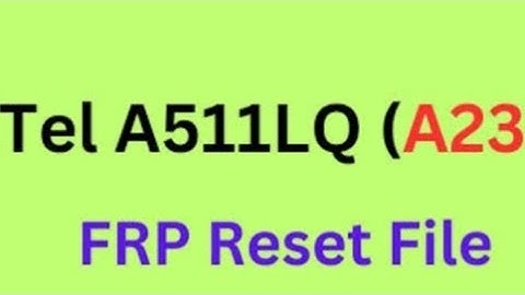itel A23s frp done 100%