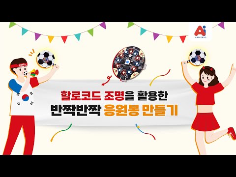 [닥터K의 실험실] 할로코드로 무엇까지 해봤니?_응원봉