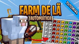 FARM DE LÃ (OVELHA) ATUTOMÁTICA - [ TUTORIAL MINECRFT ] - [1.18.2]