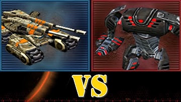 Nod Avatar vs several GDI Mammoth Tank Versions