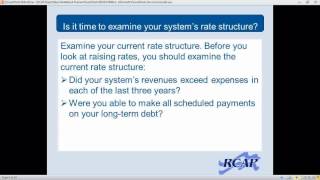 Formulate Great Rates: A webinar on setting rates in small-community utilities (Part 1)