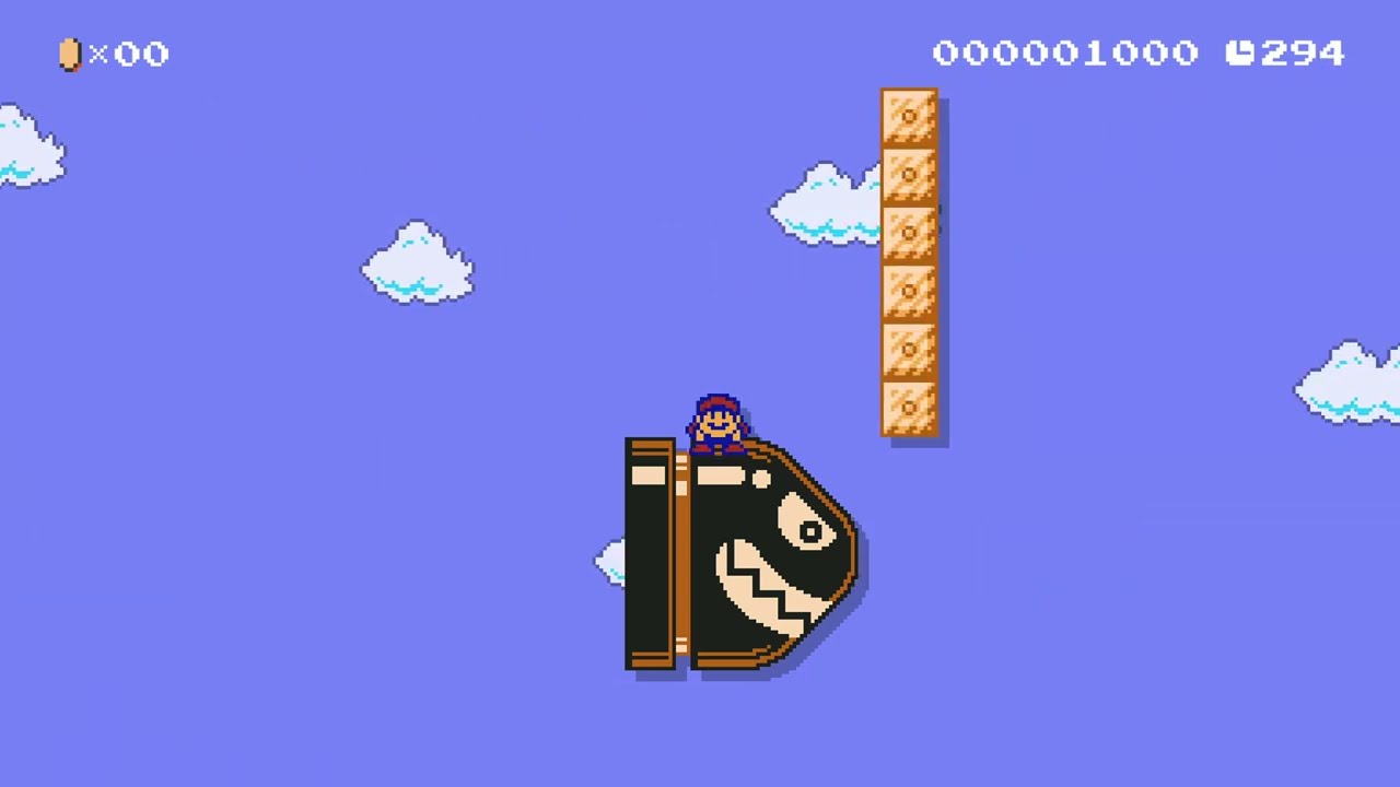 初代マリオのアスレチック [The original Mario