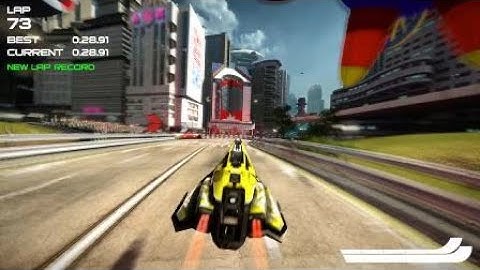 WipEout™ Omega Collection Rockway Stadium A+ Class Speed Lap 0:28.91