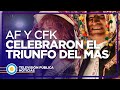 Alberto Fernández y Cristina Kirchner celebraron el triunfo del MAS en Bolivia